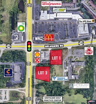 More details for SEC Route 120 & US Highway 45, Grayslake, IL - Retail for Sale