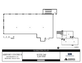 2200 Highway 121, Bedford, TX for lease Floor Plan- Image 1 of 2