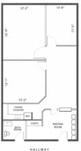 290-300 S County Farm Rd, Wheaton, IL for lease Floor Plan- Image 1 of 3