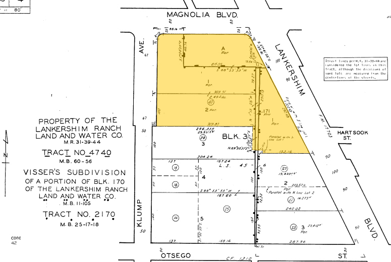 5161 Lankershim Blvd, North Hollywood, CA for sale - Plat Map - Image 1 of 1