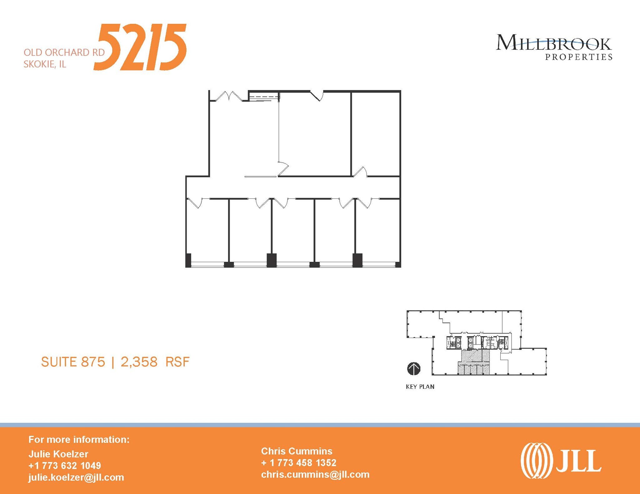 5215 Old Orchard Rd, Skokie, IL for lease Floor Plan- Image 1 of 1