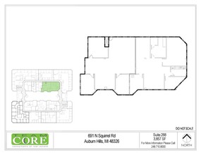 691 N Squirrel Rd, Auburn Hills, MI for lease Floor Plan- Image 1 of 1