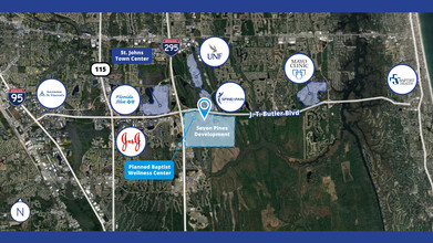 Stillwood Pines Blvd, Jacksonville, FL - aerial  map view