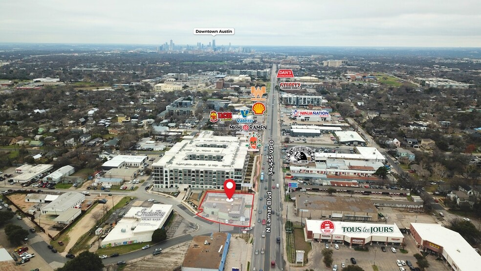 6719 N Lamar Blvd, Austin, TX for lease - Aerial - Image 3 of 20