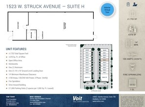 1523 W Struck Ave, Orange, CA for lease Floor Plan- Image 1 of 1