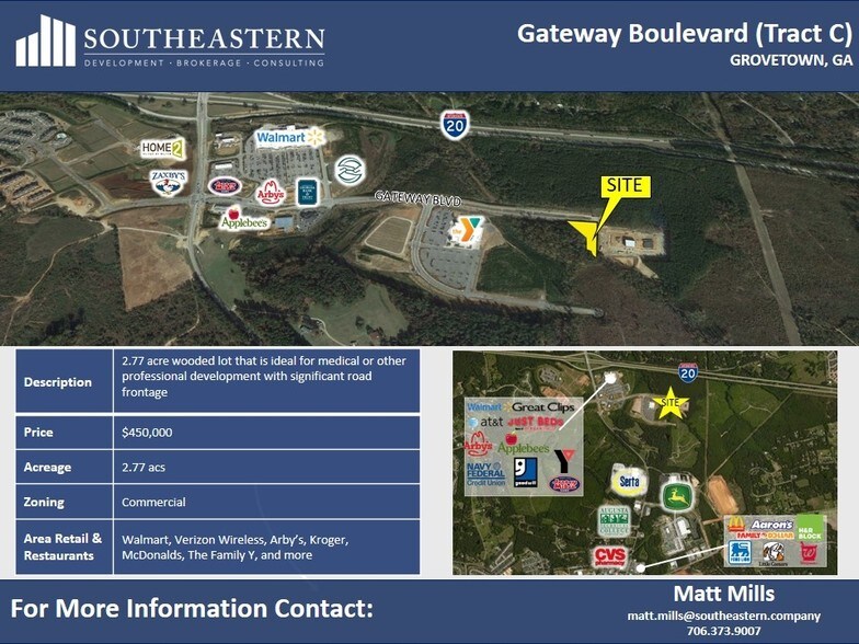 Gateway blvd, Grovetown, GA for sale - Building Photo - Image 1 of 1