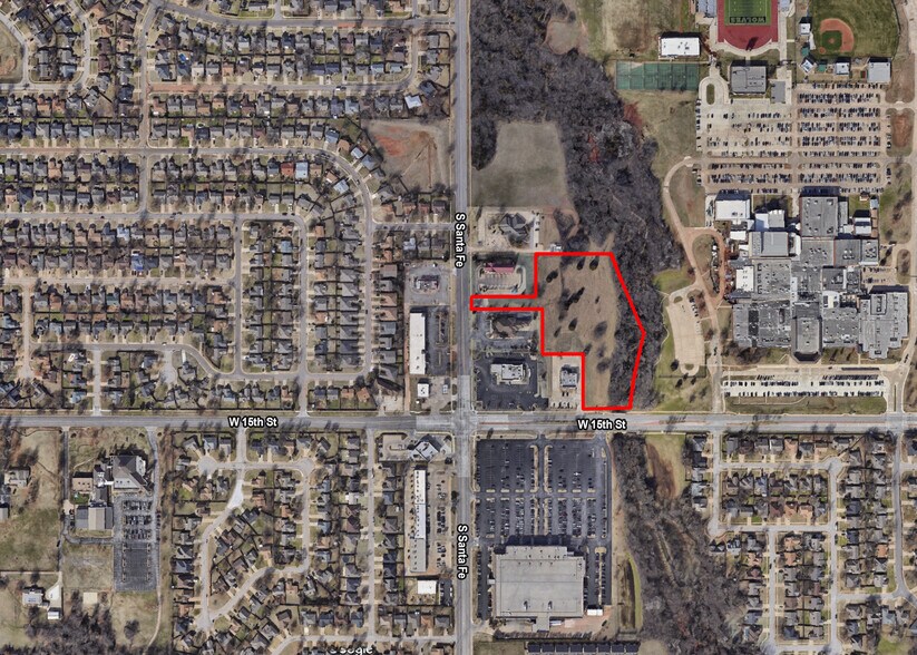 S Santa Fe Ave & W 15th St, Edmond, OK for sale - Primary Photo - Image 1 of 1