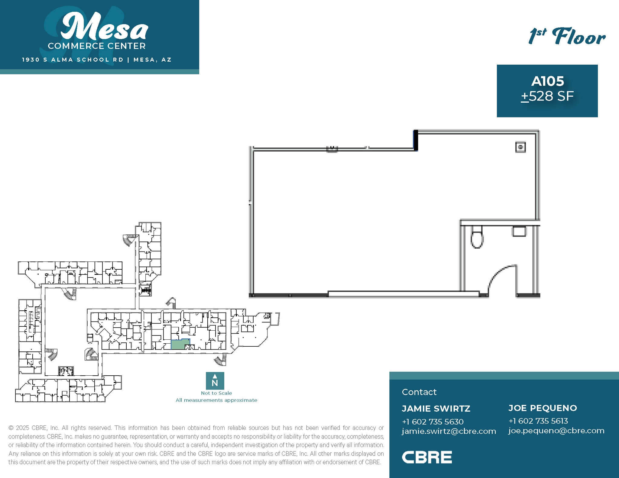 1930 S Alma School Rd, Mesa, AZ for lease Floor Plan- Image 1 of 2