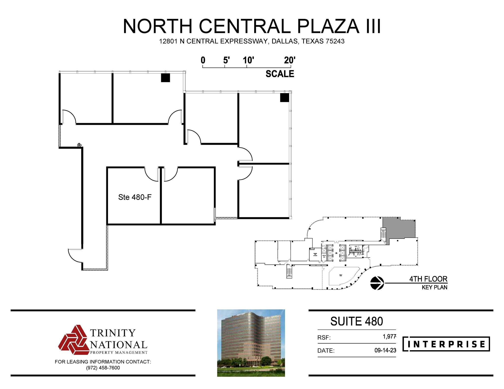 12801 N Central Expy, Dallas, TX for lease Floor Plan- Image 1 of 2