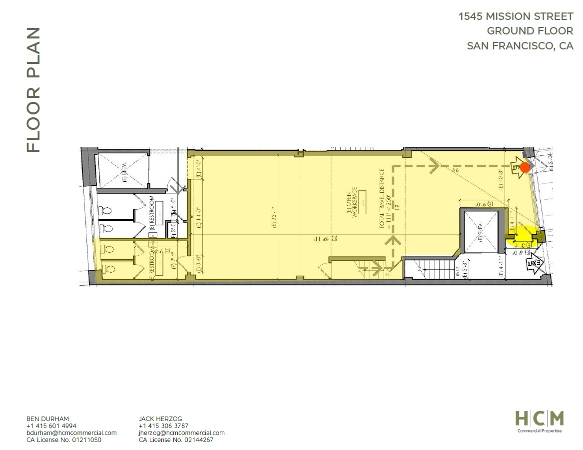 1543-1547 Mission St, San Francisco, CA for lease Floor Plan- Image 1 of 1