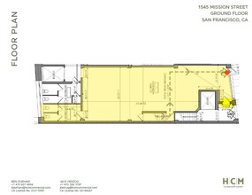 1543-1547 Mission St, San Francisco, CA for lease Floor Plan- Image 1 of 1