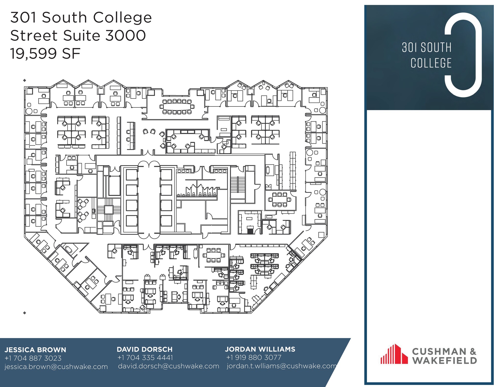 301 S College St, Charlotte, NC for lease Floor Plan- Image 1 of 1