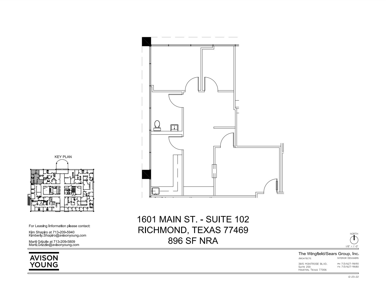 1601 Main St, Richmond, TX for lease Floor Plan- Image 1 of 1