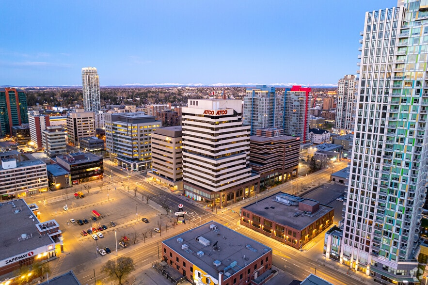 909 11th Ave SW, Calgary, AB for lease - Aerial - Image 2 of 5