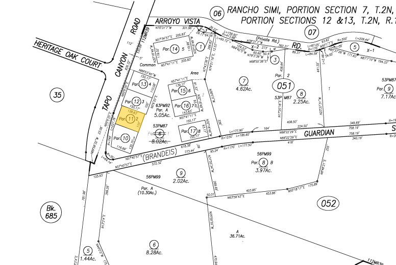 4109 Guardian St, Simi Valley, CA for lease - Plat Map - Image 3 of 6