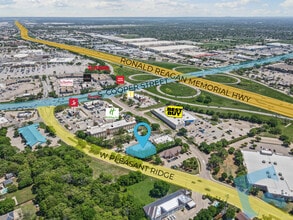 1801 Pleasant, Arlington, TX - AERIAL  map view