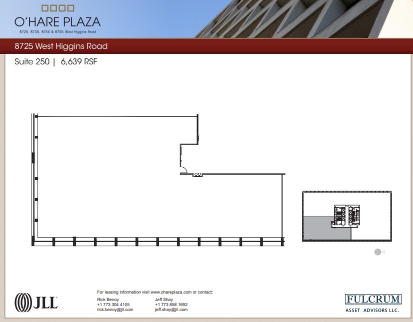 8725 W Higgins Rd, Chicago, IL for lease Floor Plan- Image 1 of 1