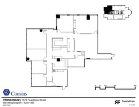 1170 Peachtree St, Atlanta, GA for lease Floor Plan- Image 1 of 1