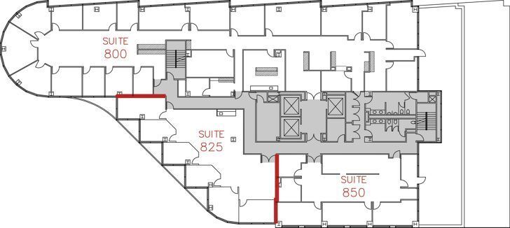 4270 Executive Sq, La Jolla, CA for lease Floor Plan- Image 1 of 1