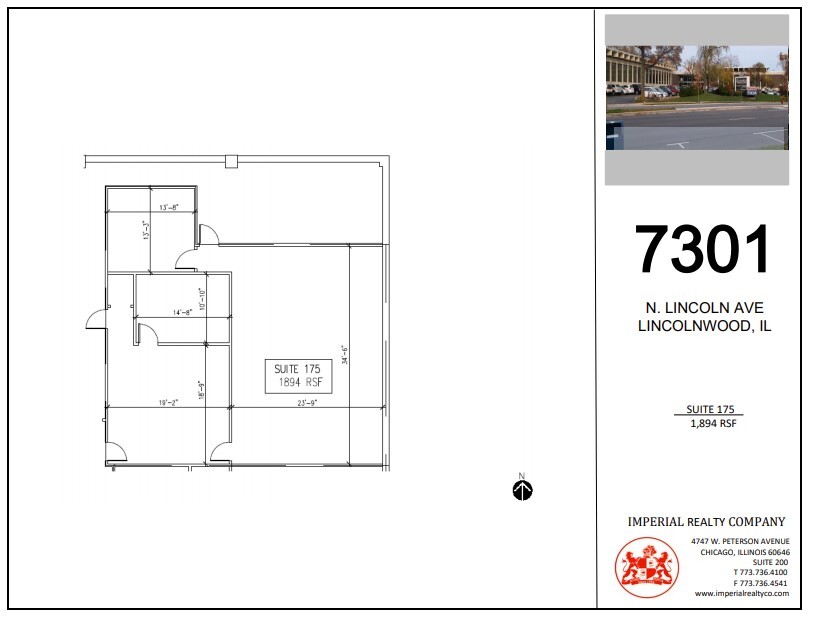 7301-7337 N Lincoln Ave, Lincolnwood, IL for lease Floor Plan- Image 1 of 5