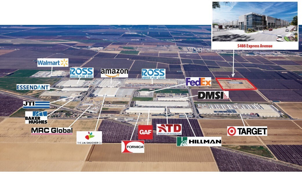 5408 Express Avenue, Shafter, CA for sale Aerial- Image 1 of 1