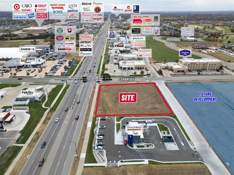 Derby Rock Rd. & Cambridge St. NW/c, Derby, KS for lease - Building Photo - Image 1 of 3