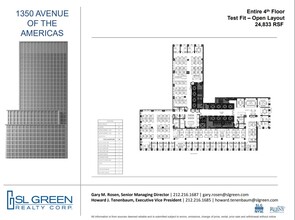 1350 Avenue of the Americas, New York, NY for lease Floor Plan- Image 2 of 2