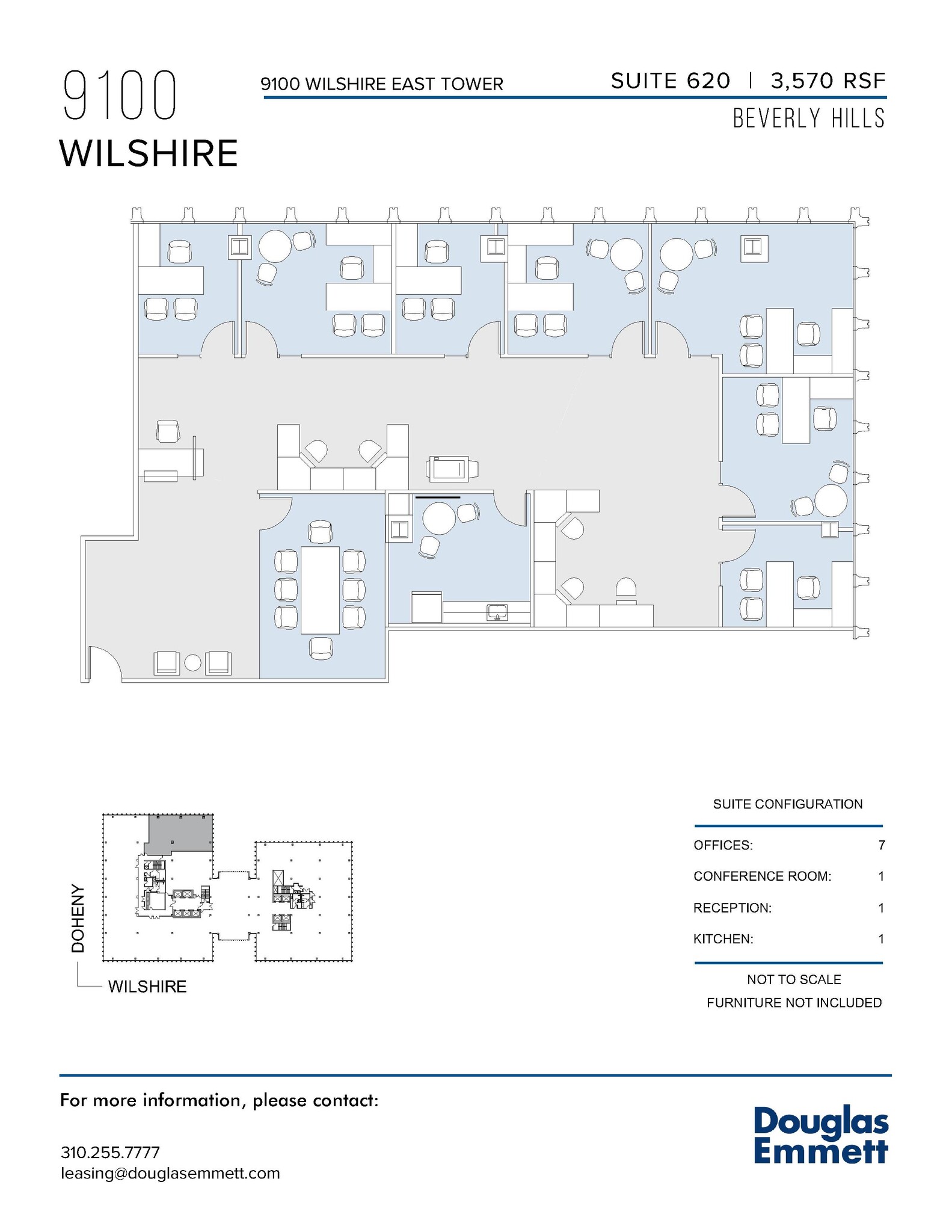 9100 Wilshire Blvd, Beverly Hills, CA for lease Floor Plan- Image 1 of 1