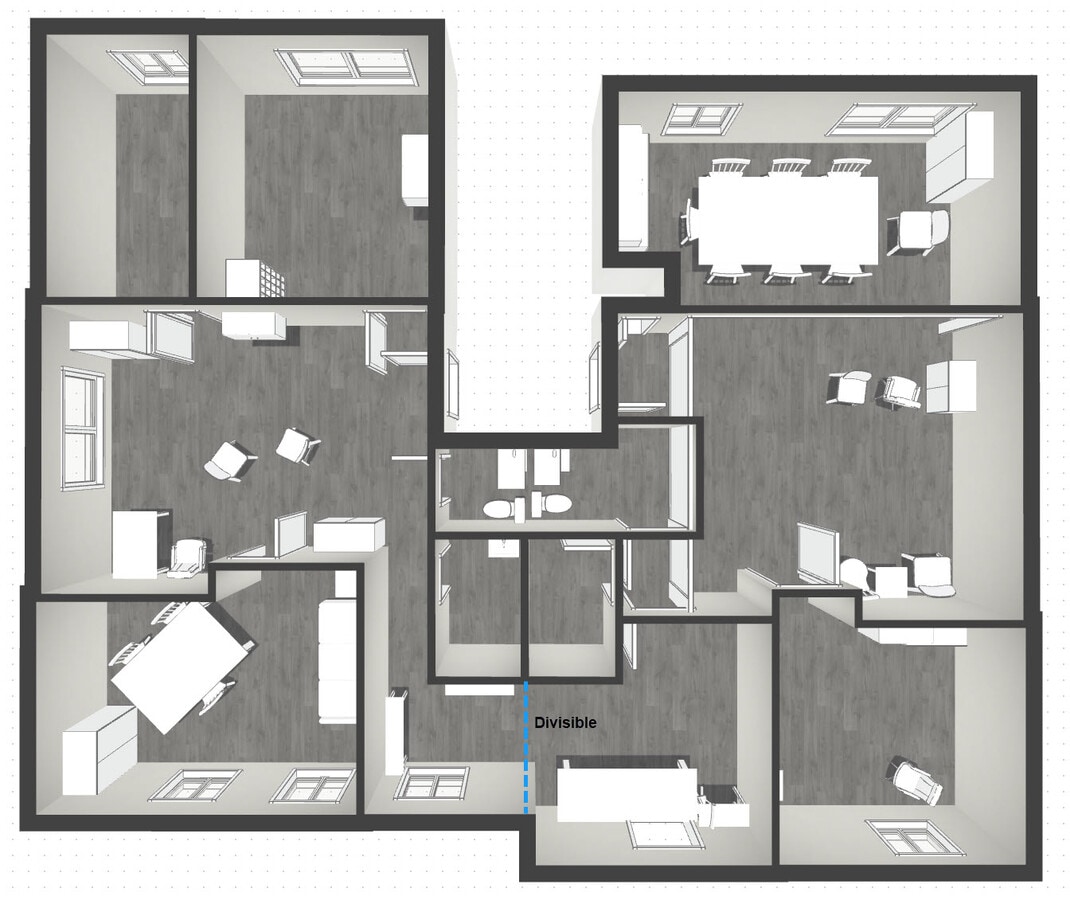 10621-10623 Jones St, Fairfax, VA 22030 - Unit 301 A & B -  - Floor Plan - Image 1 of 1