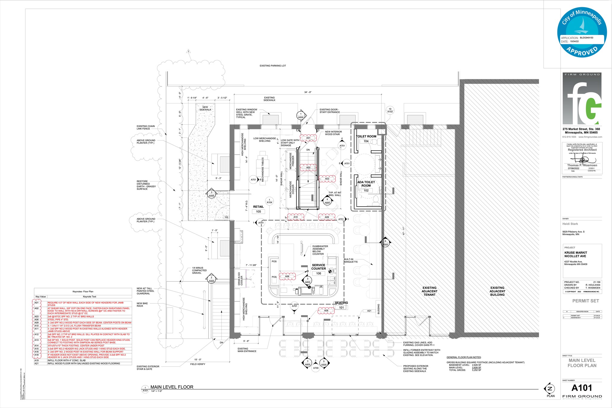 4237 Nicollet Ave, Minneapolis, MN for lease Site Plan- Image 1 of 2