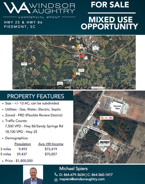 Hwy. 25 / Augusta, Piedmont, SC for sale - Building Photo - Image 3 of 4