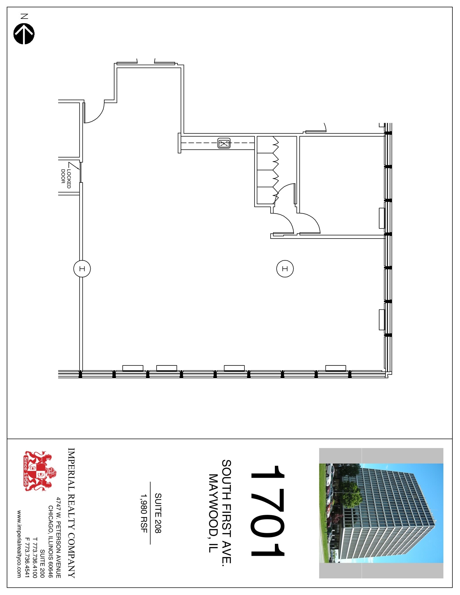 1701 S 1st Ave, Maywood, IL for lease Site Plan- Image 1 of 3