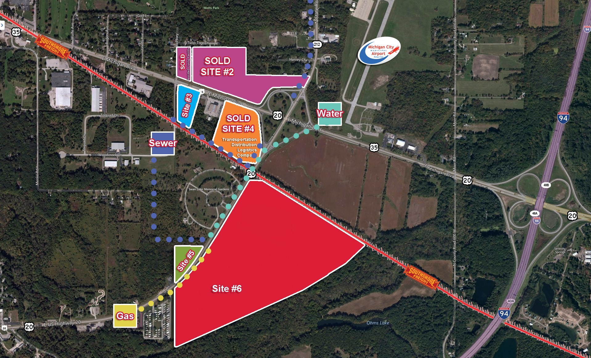 US 20 & US 35, Michigan City, IN for sale Building Photo- Image 1 of 5