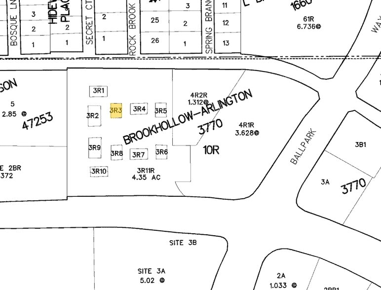 2015 E Lamar Blvd, Arlington, TX for sale - Plat Map - Image 3 of 9