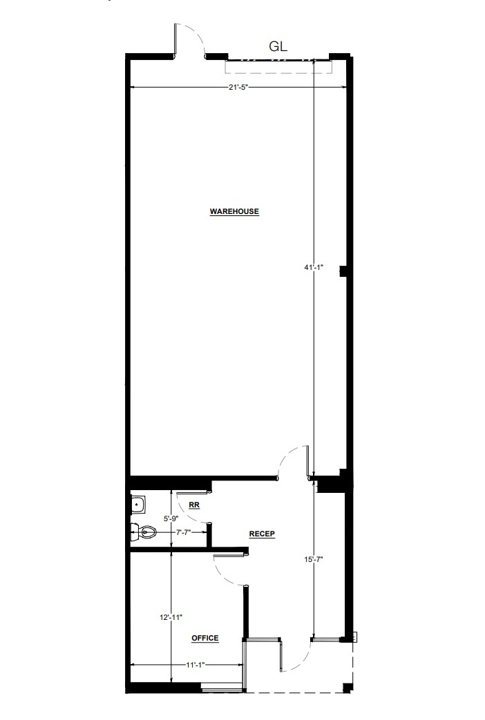 9560 Chesapeake Dr, San Diego, CA for lease Floor Plan- Image 1 of 1