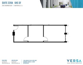 280 Shuman Blvd, Naperville, IL for lease Floor Plan- Image 1 of 2