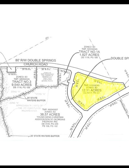 100 Double Springs Church Rd, Monroe, GA for sale - Site Plan - Image 3 of 4