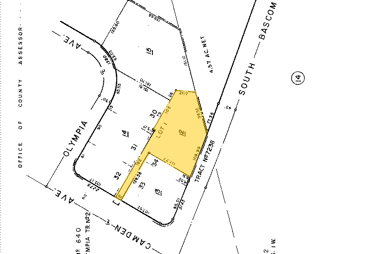 3131 S Bascom Ave, San Jose, CA for lease - Plat Map - Image 3 of 28