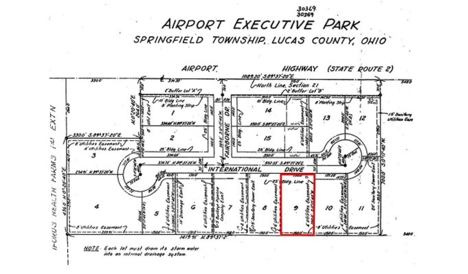 7327 International Dr, Holland, OH for sale - Site Plan - Image 2 of 2