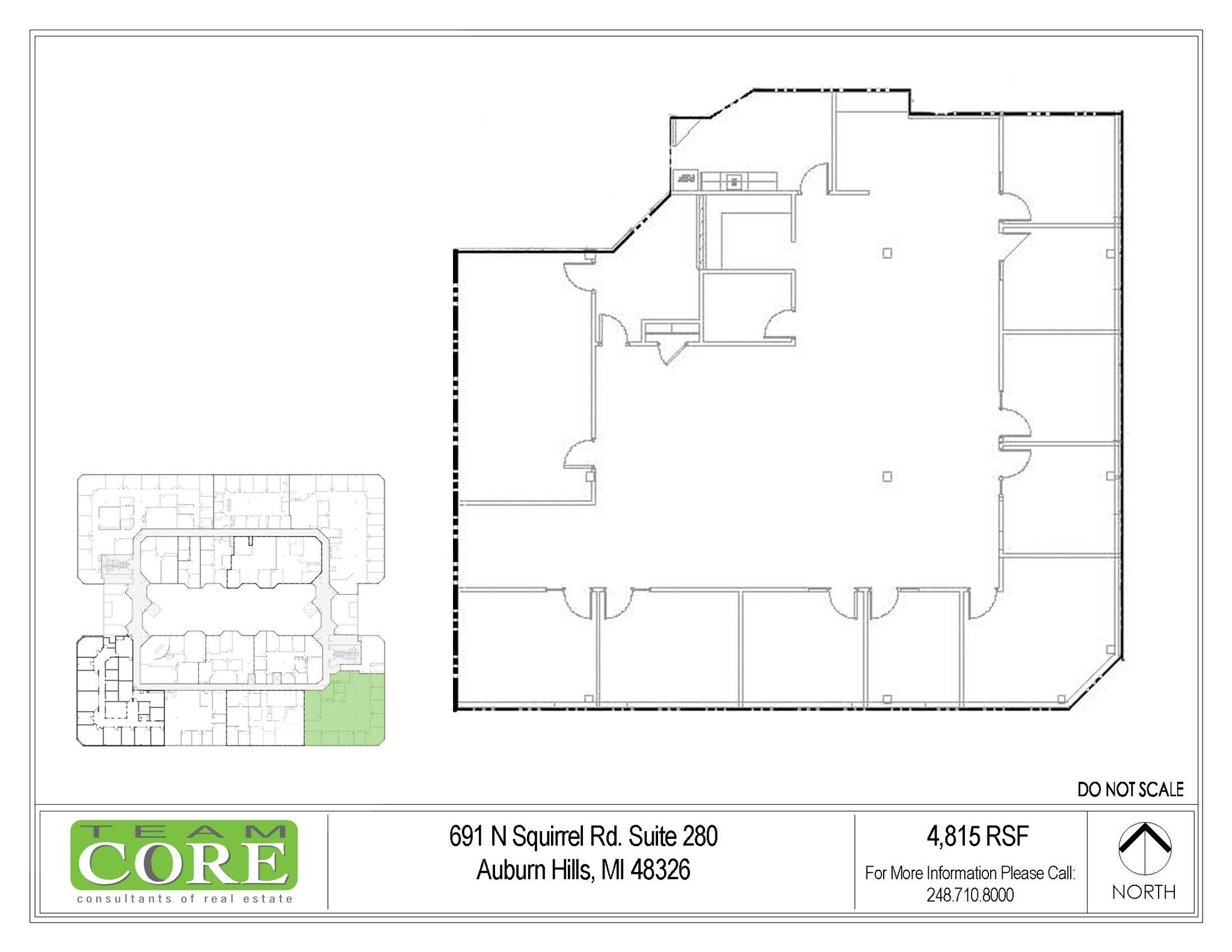 691 N Squirrel Rd, Auburn Hills, MI for lease Floor Plan- Image 1 of 1