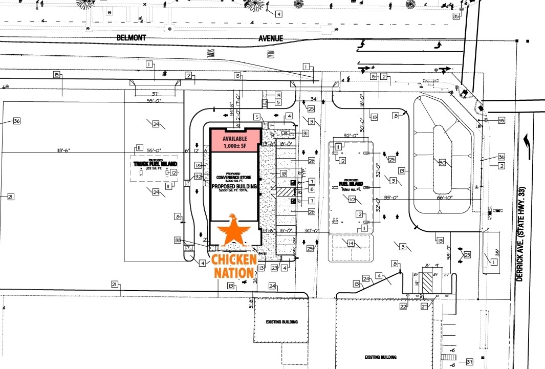 SW Cor Belmont & Derrick Ave, Mendota, CA for lease Primary Photo- Image 1 of 3