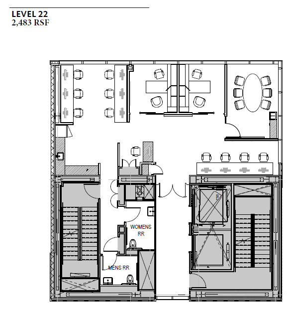 106 W 56th St, New York, NY for lease Floor Plan- Image 1 of 9