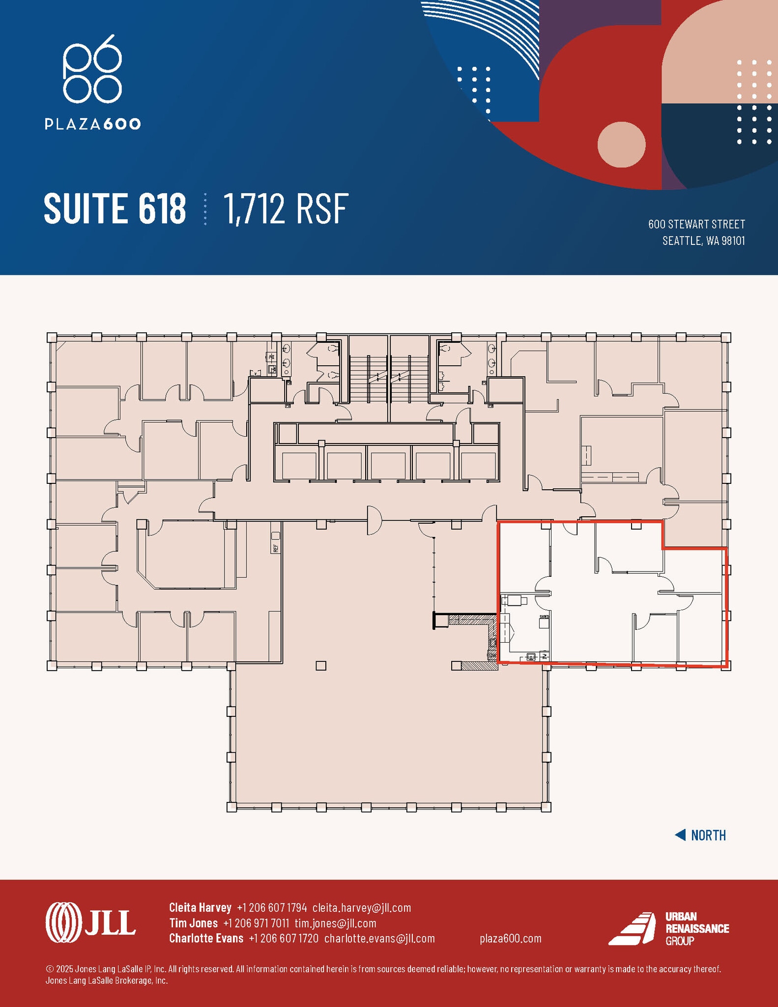 600 Stewart St, Seattle, WA for lease Floor Plan- Image 1 of 1