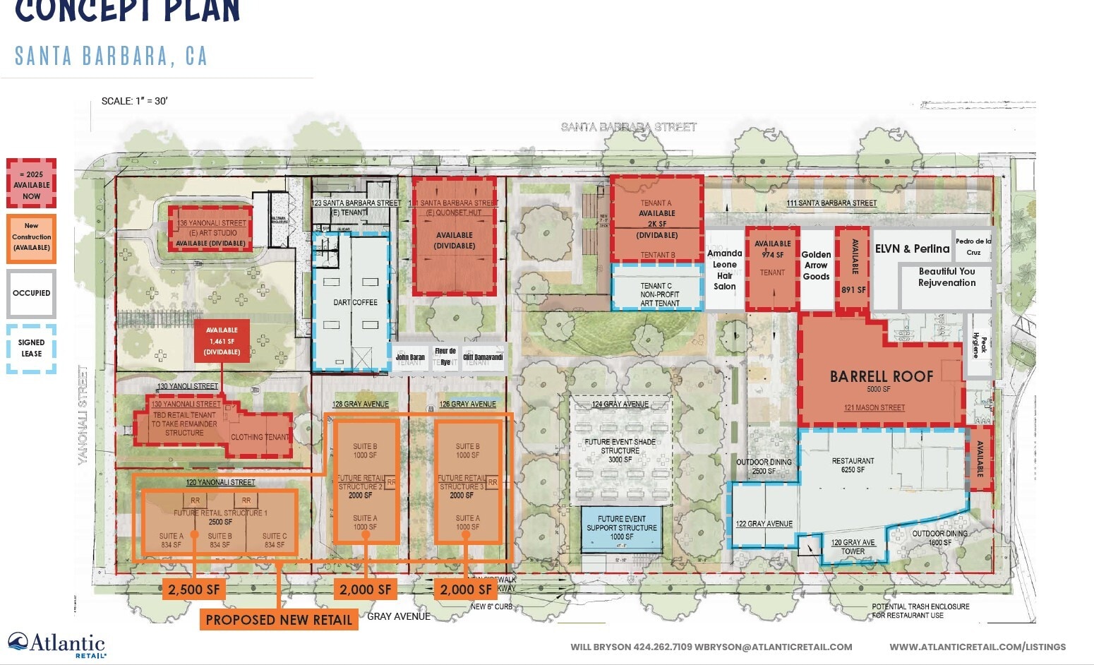121 Santa Barbara St, Santa Barbara, CA for lease Floor Plan- Image 1 of 1