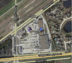 17125-17150 Westheimer Rd, Houston, TX - aerial  map view