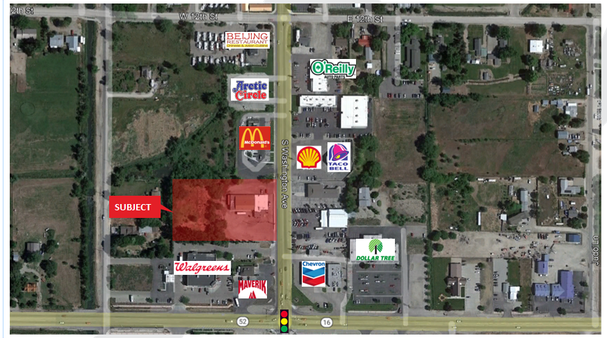 1501 S Washington Ave, Emmett, ID for lease Aerial- Image 1 of 4