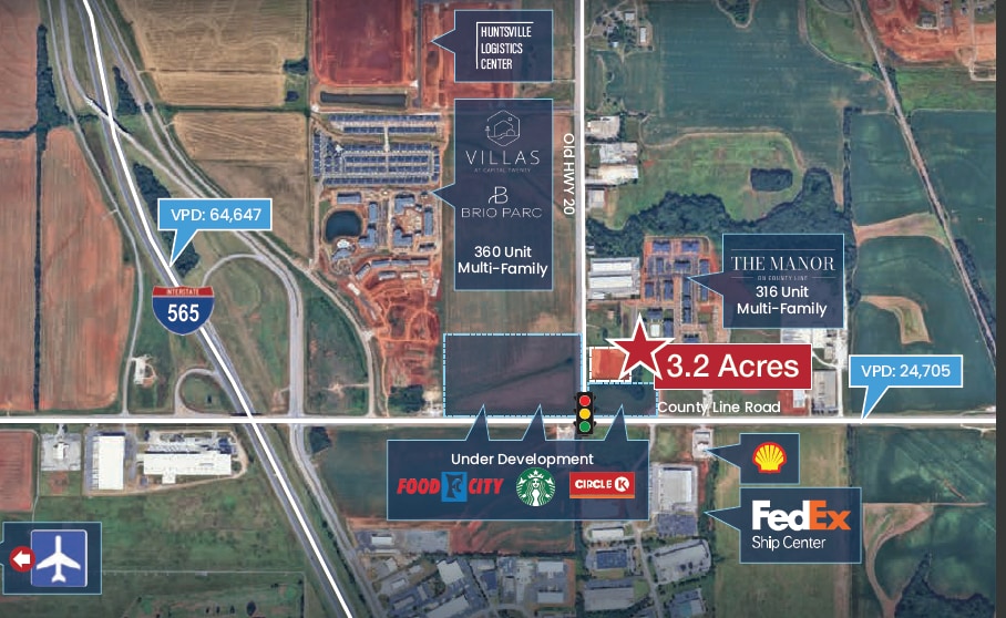 Old Hwy 20, Madison, AL for sale Building Photo- Image 1 of 3