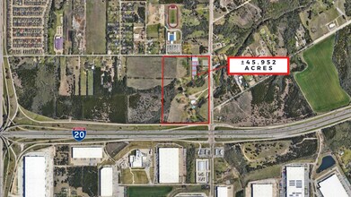 Interstate 20 & Houston School Rd, Lancaster, TX - aerial  map view