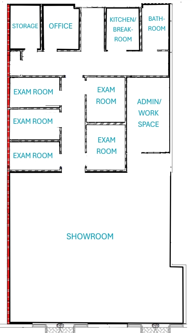 1449 SW Gatlin Blvd, Port Saint Lucie, FL for lease Floor Plan- Image 1 of 1