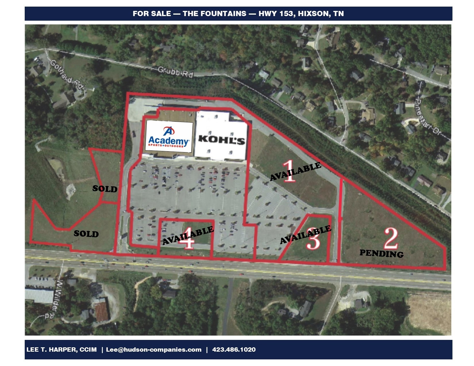 5965 Highway 153, Hixson, TN for sale Aerial- Image 1 of 1